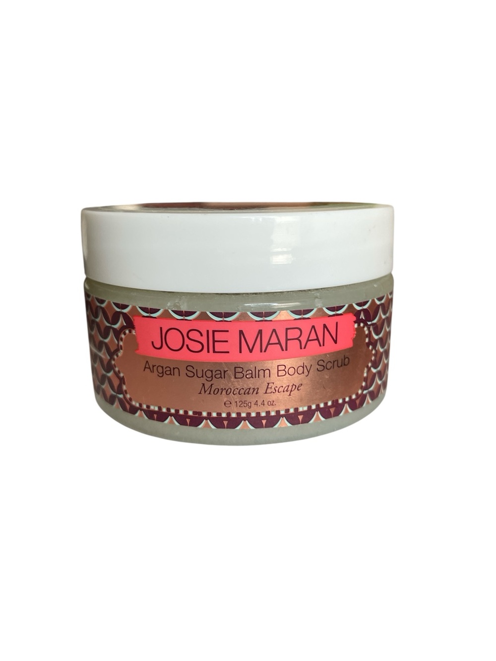Josie Maran NEW Argan Sugar Balm Body Scrub Moroccan Escape 4.4 OZ SEALED